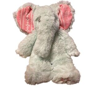American Girl Bitty Baby Blue Plush Elephant 7” Bean Filled 2013 Retired